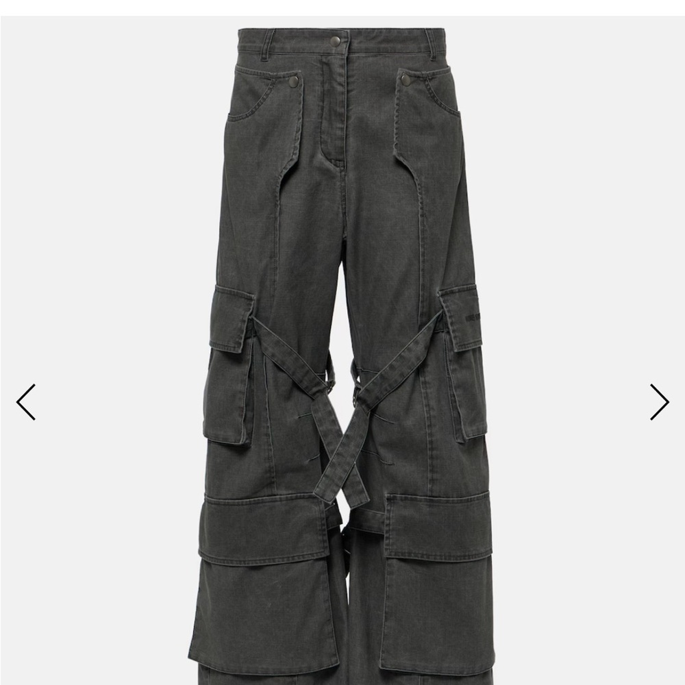 Acne Studios Wide Leg Cargo Pants